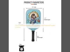 13 mm Pickleball Paddle Honeycomb Core Pickleball Paddle Karikatür